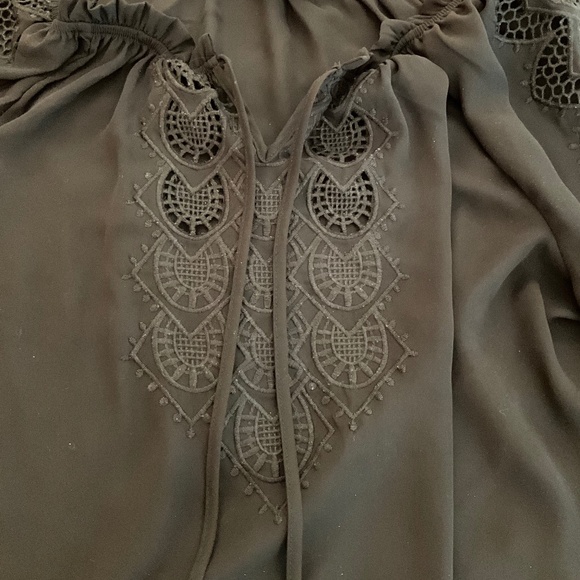 Cynthia Rowley Black Blouse - Picture 3 of 6